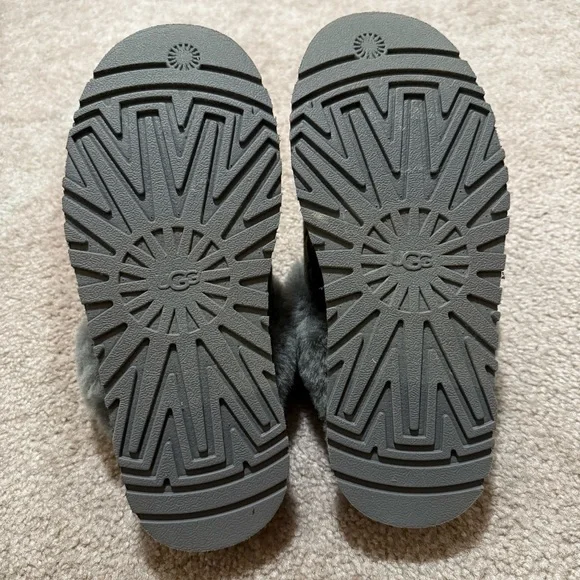 NWOT Ugg Disquette Felted Women Slippers Suede Forest Night - Picture 7 of 7